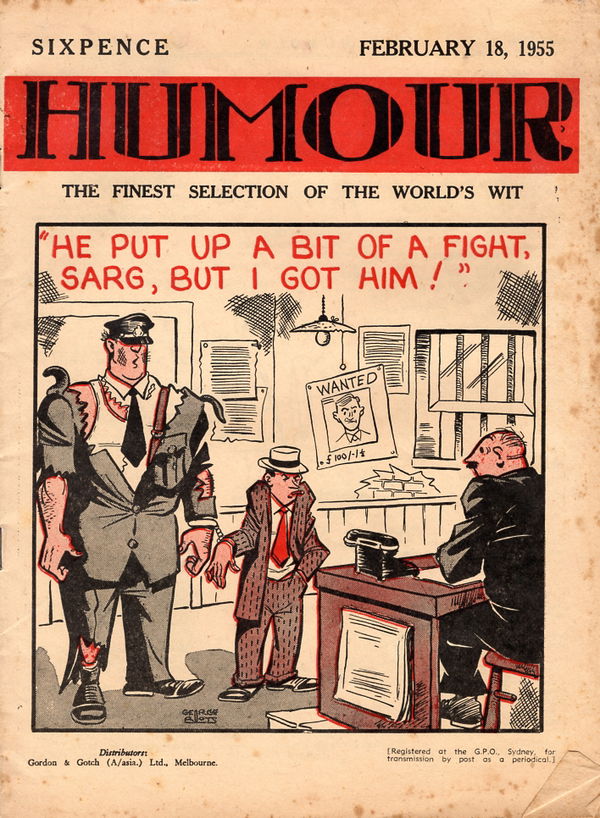 Humour (New Century, 1922 series) v35#7 (18 February 1955)