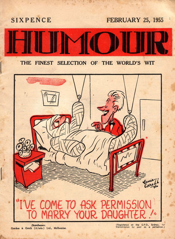 Humour (New Century, 1922 series) v35#8 (25 February 1955)