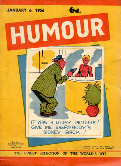 Humour (New Century, 1922 series) v36#1 (6 January 1956)