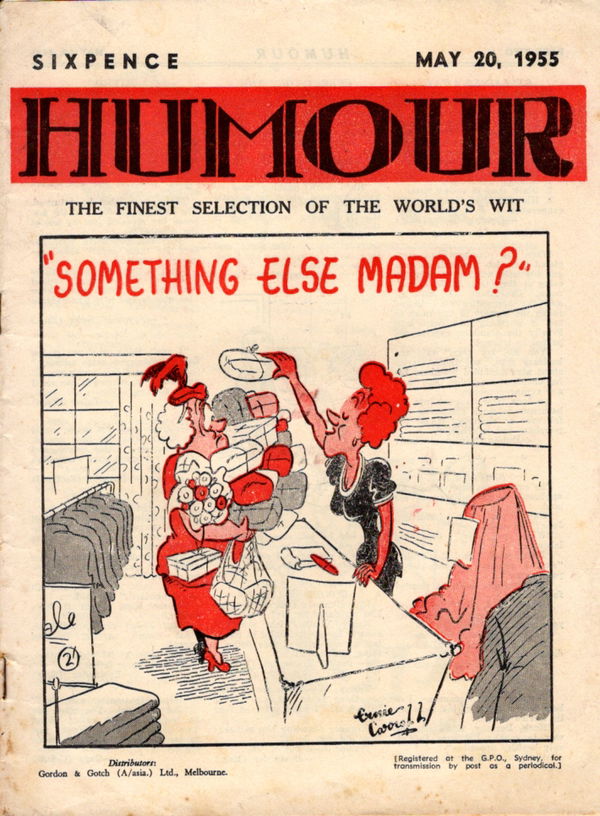 Humour (New Century, 1922 series) v35#20 (20 May 1955)