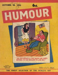 Humour (New Century, 1922 series)  v35#43 (28 October 1955)
