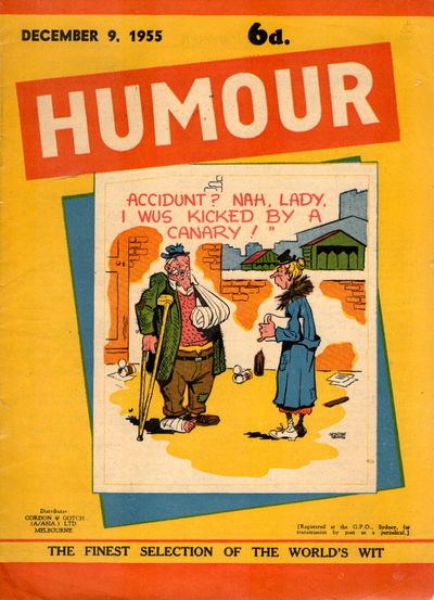 Humour (New Century, 1922 series) v35#49 (9 December 1955)