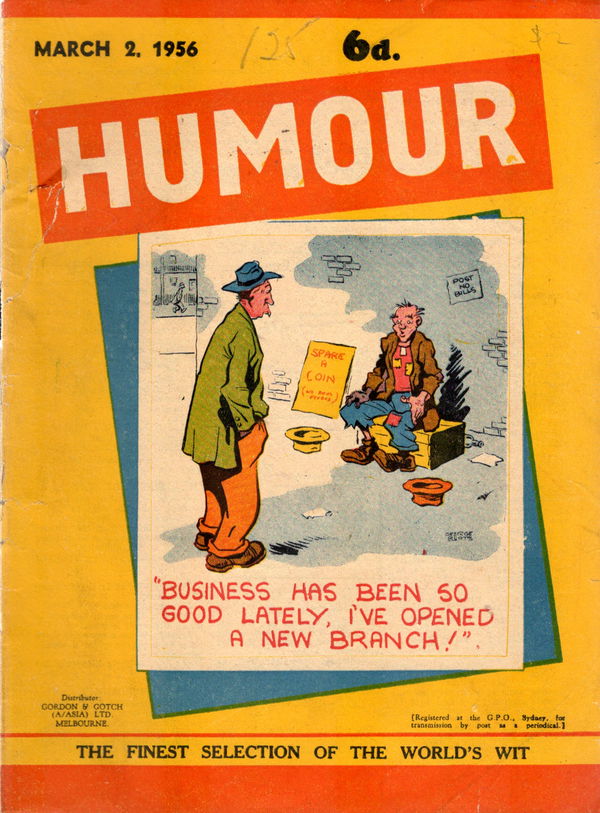 Humour (New Century, 1922 series) v36#9 (2 March 1956)