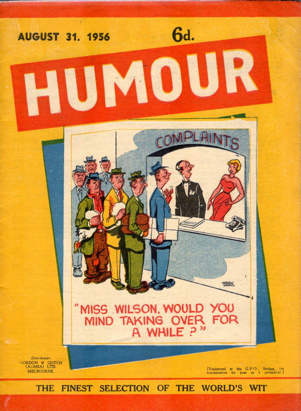 Humour (New Century, 1922 series) v36#35 (31 August 1956)