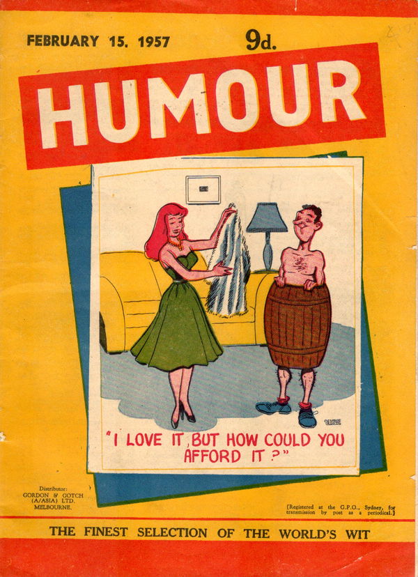 Humour (New Century, 1922 series) v37#7 (15 February 1957)