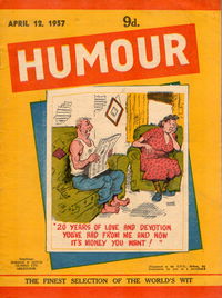Humour (New Century, 1922 series) v37#15 (12 April 1957)