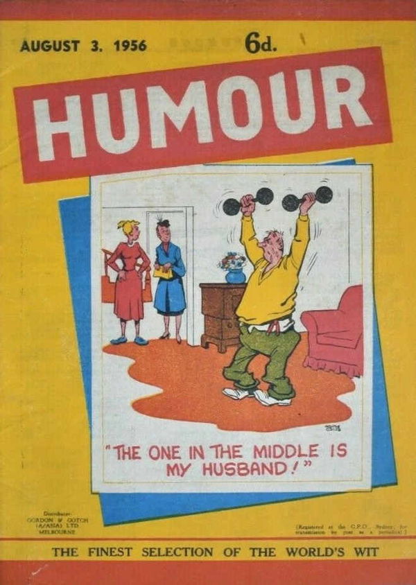 Humour (New Century, 1922 series) v36#31 (3 August 1956)