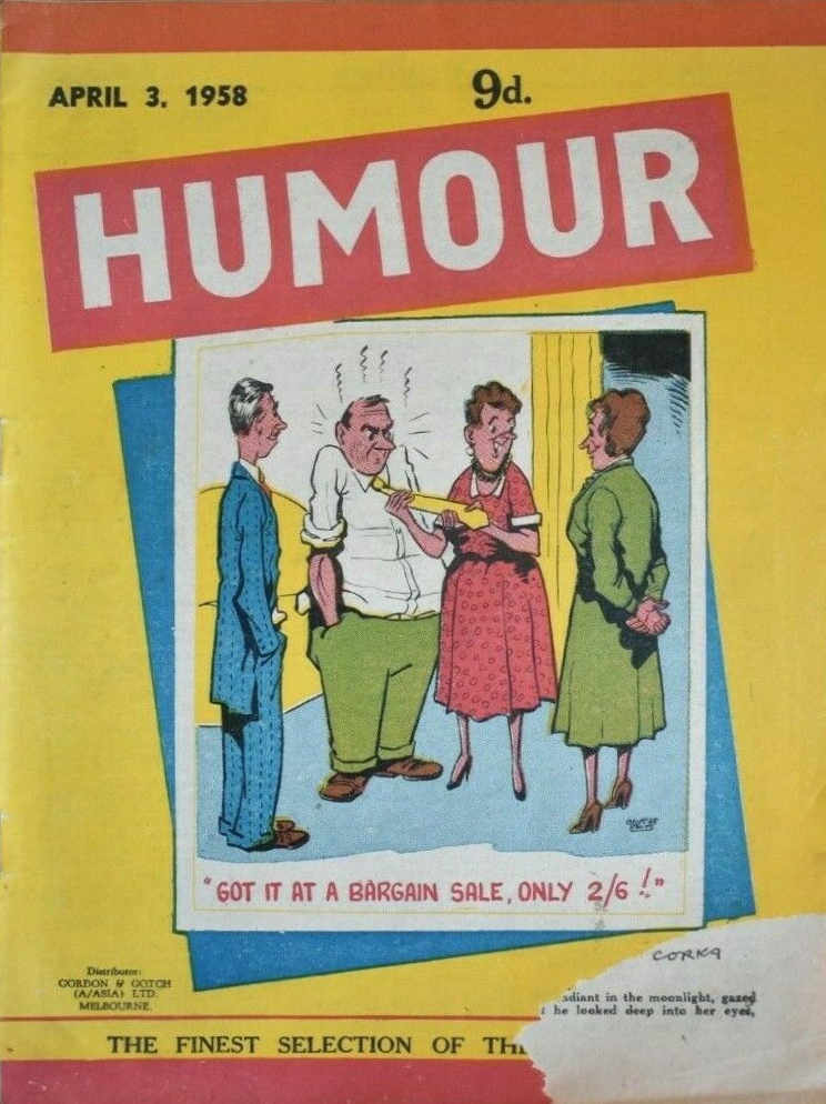 Humour (New Century, 1922 series) v38#14 (3 April 1958)