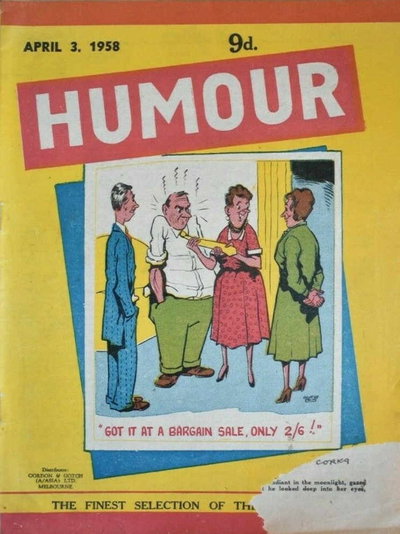 Humour  v38#14 (3 April 1958)