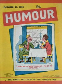 Humour  v38#44 (31 October 1958)