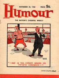 Humour (New Century, 1922 series) v40#48 (25 November 1960)