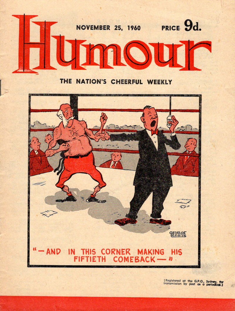 Humour (New Century, 1922 series) v40#48 (25 November 1960)