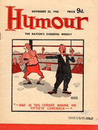 Humour (New Century, 1922 series)  v40#48 (25 November 1960)