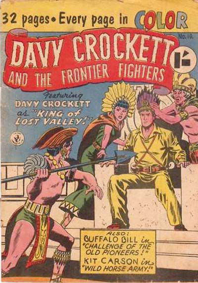 Davy Crockett and the Frontier Fighters (Colour Comics, 1956 series) #10 ([October 1956?])