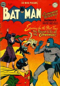 Batman (DC, 1940 series)  #62 (December 1950-January 1951) — The Secret Life of the Catwoman!