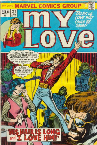 My Love (Marvel, 1969 series) #21 (January 1973)