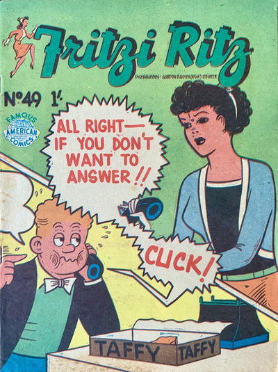 Fritzi Ritz (New Century, 1953 series) #49 [July 1957?]