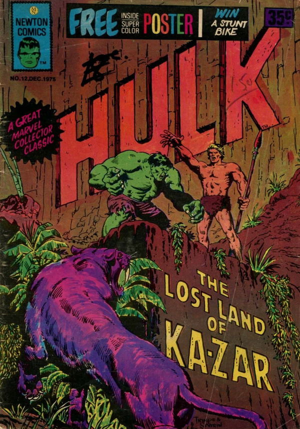 The Incredible Hulk (Newton, 1975 series) #12 (December 1975) —1095347