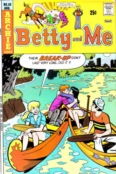 Betty and Me (Archie, 1965 series) #59 August 1974