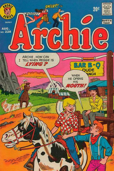 Archie (Archie, 1959 series) #228 August 1973