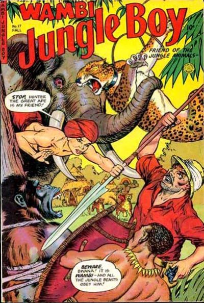 Wambi, Jungle Boy  #17 (Fall 1952)