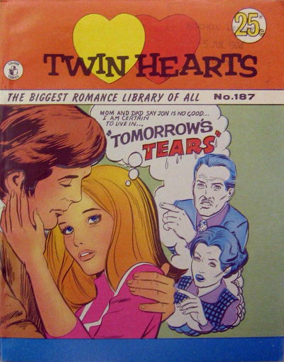 Twin Hearts (KG Murray, 1974 series) #187 [May 1974?]