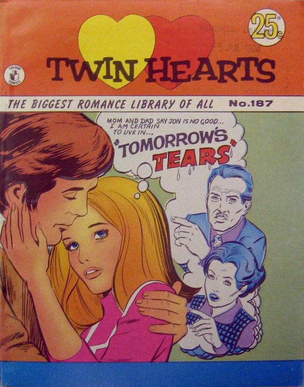 Twin Hearts (KG Murray, 1974 series) #187 ([May 1974?])