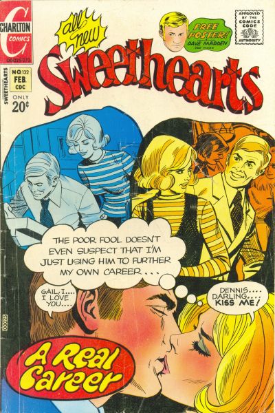 Sweethearts (Charlton, 1954 series) #132 (February 1973)