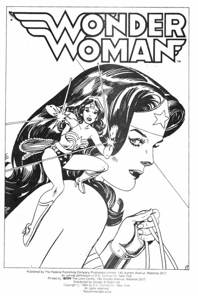 Wonder Woman (Federal, 1983 series)  #3 ([July 1984?]) — Untitled