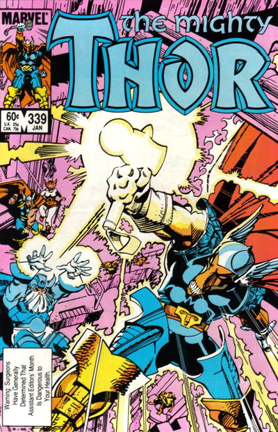 Thor (Marvel, 1966 series) #339 January 1984