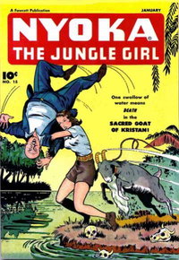 Nyoka the Jungle Girl (Fawcett, 1945 series)  #15 (January 1948)