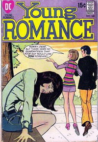 Young Romance (DC, 1963 series)  #168 (October-November 1970) — Love Me, Love Me Not