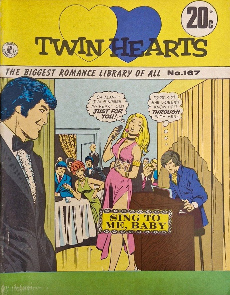 Twin Hearts (Colour Comics, 1958 series) #167 ([March 1972?])
