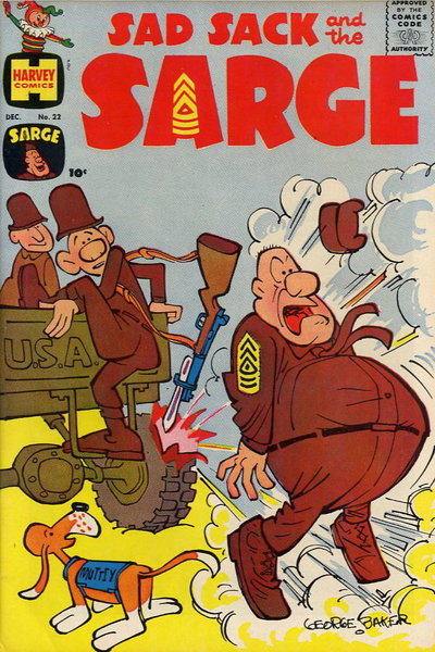 Sad Sack and the Sarge  #22 (December 1960)