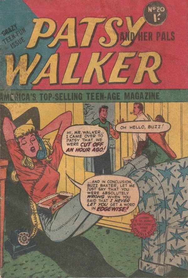 Patsy Walker and Her Pals (Horwitz, 1955? series) #20 ([August 1956?])