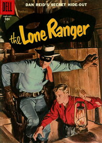 The Lone Ranger (Dell, 1948 series)  #104 (February 1957) — Dan Reid's Secret Hide-Out