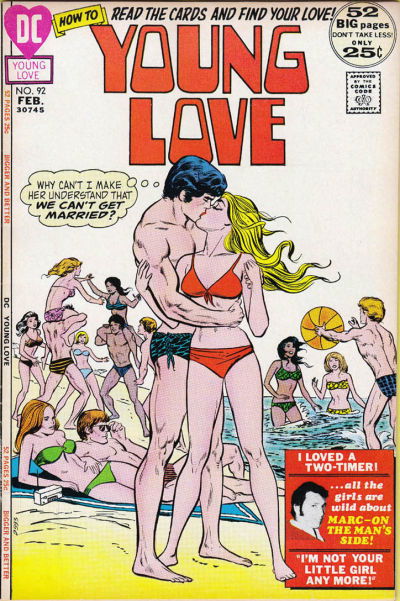 Young Love (DC, 1963 series) #92 (February 1972)