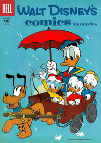 Walt Disney's Comics and Stories (Dell, 1940 series)  v16#2 (182) (November 1955) — The Dog-cart