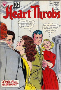 Heart Throbs (DC, 1957 series)  #73 (August-September 1961) — Love from the Shadows!