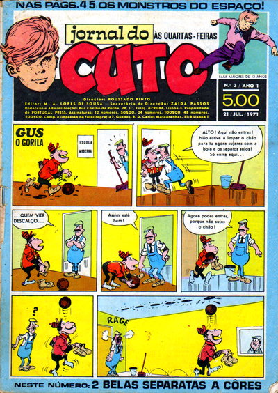 Jornal do Cuto  #3 (21 July 1971)