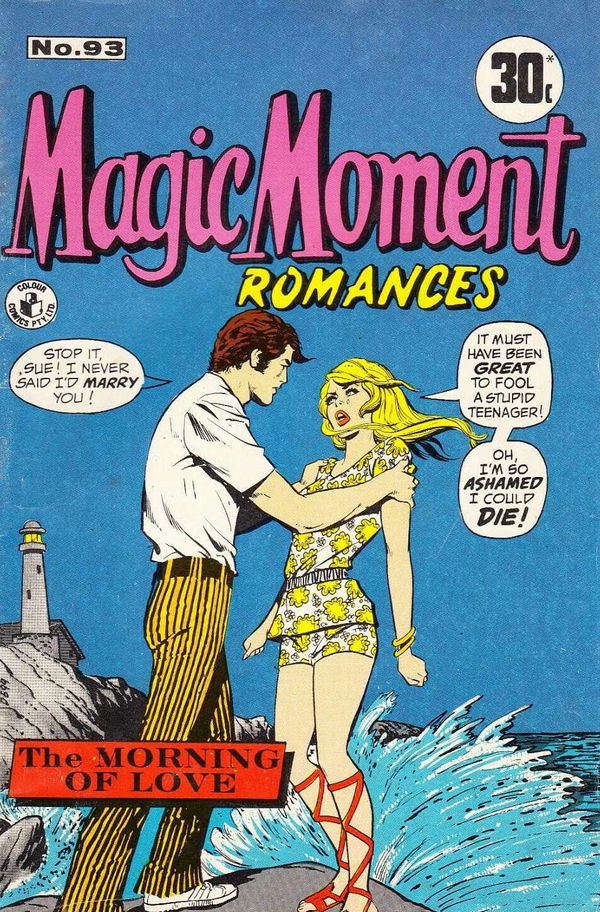 Magic Moment Romances (Colour Comics, 1957 series) #93 ([October 1972?])