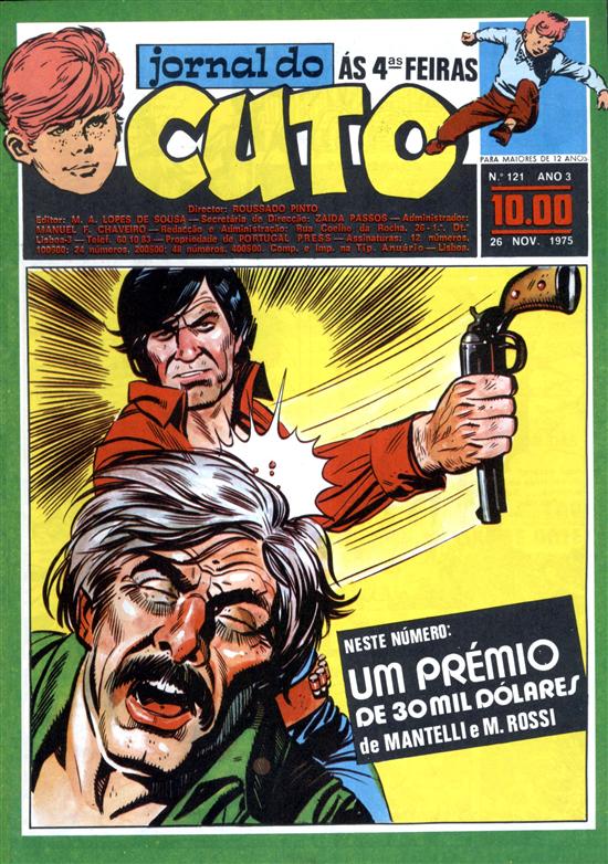 Jornal do Cuto (Portugal Press, 1971 series) #121 ([26 November 1975?])