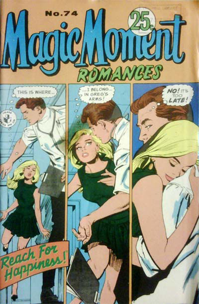 Magic Moment Romances (Colour Comics, 1957 series) #74 ([August 1969])