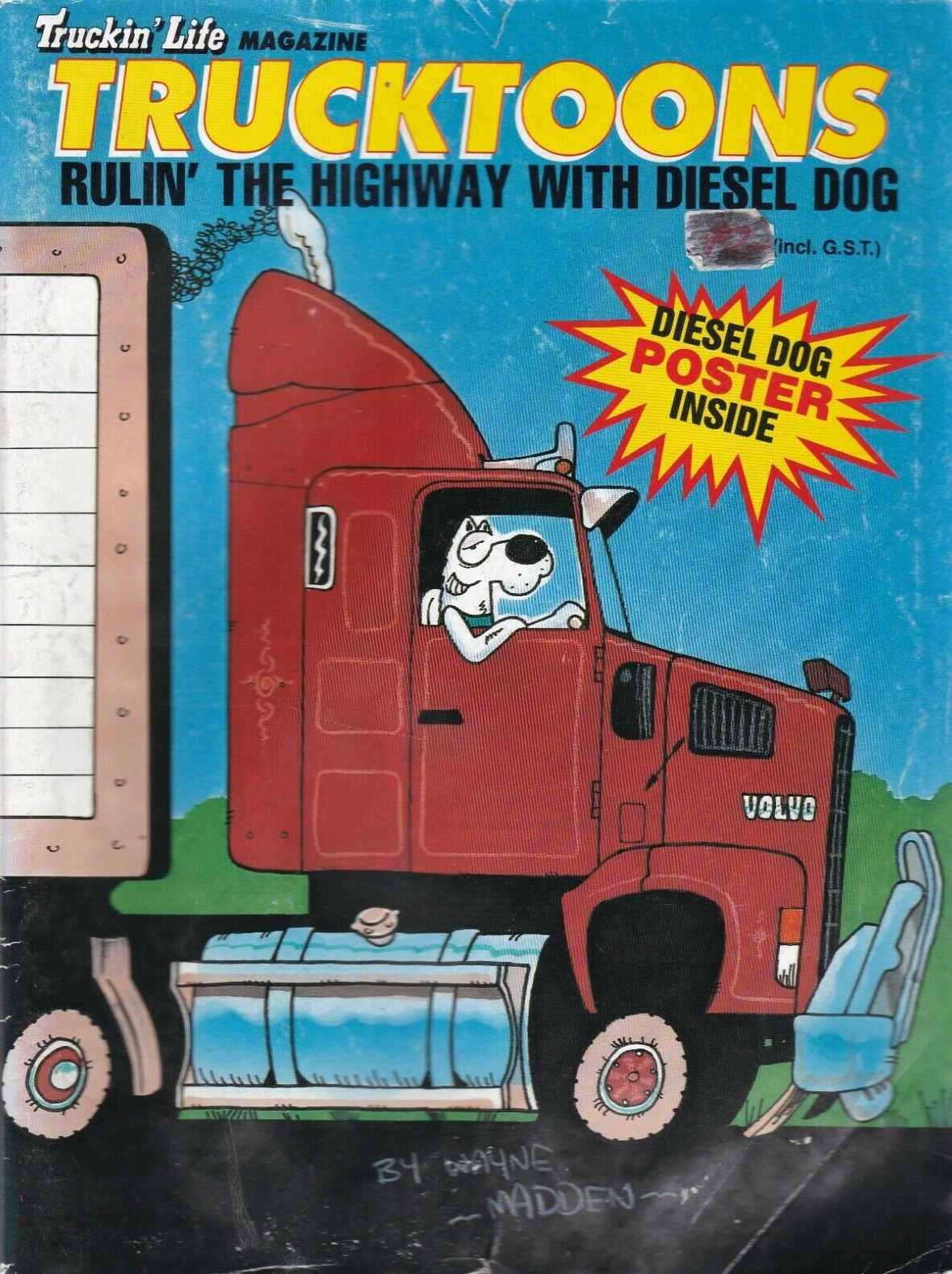 Truckin' Live Magazine Trucktoons (Federal, 1983? series) #12 — Rulin' the Highway with Diesel Dog ([May 1986?])