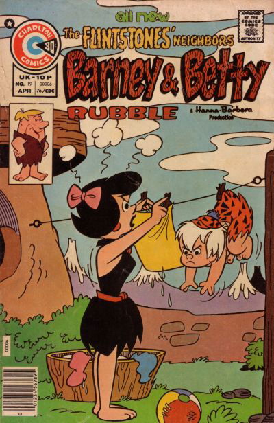 Barney and Betty Rubble (Charlton, 1973 series) #19 (April 1976)