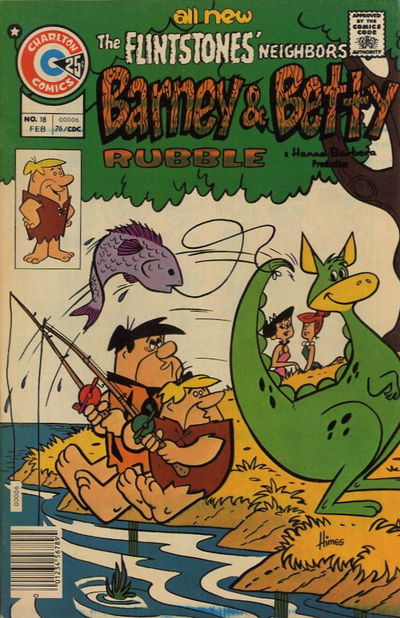 Barney and Betty Rubble (Charlton, 1973 series) #18 (February 1976)