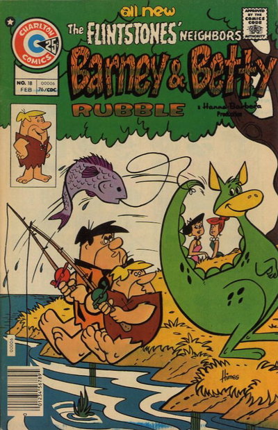 Barney and Betty Rubble  #18 (February 1976)