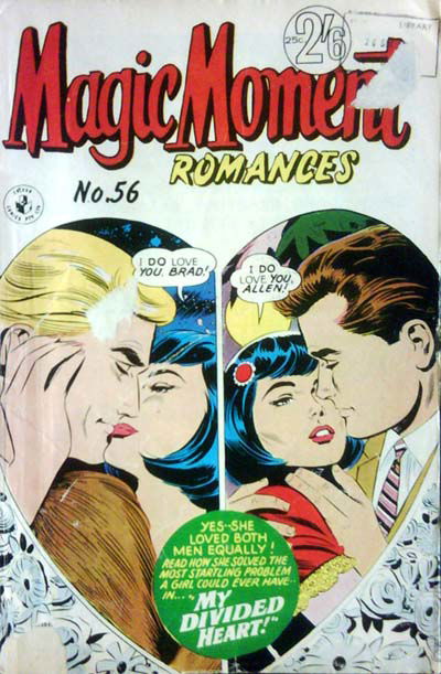 Magic Moment Romances (Colour Comics, 1957 series) #56 ([August 1966?])