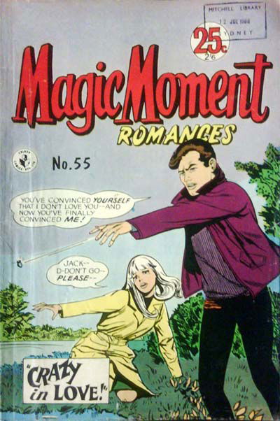 Magic Moment Romances (Colour Comics, 1957 series) #55 ([June 1966?])