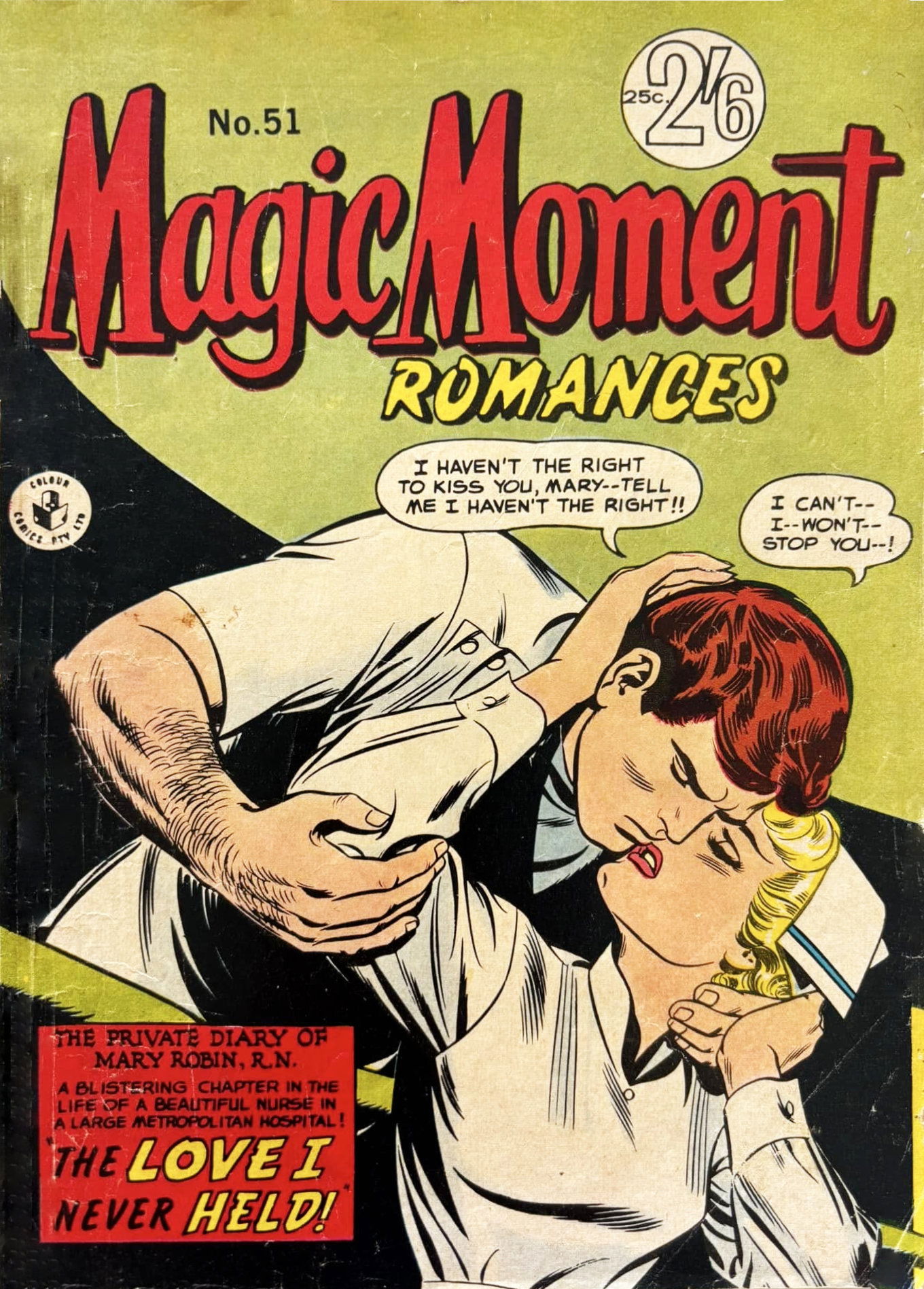 Magic Moment Romances (Colour Comics, 1957 series) #51 ([October 1965?])